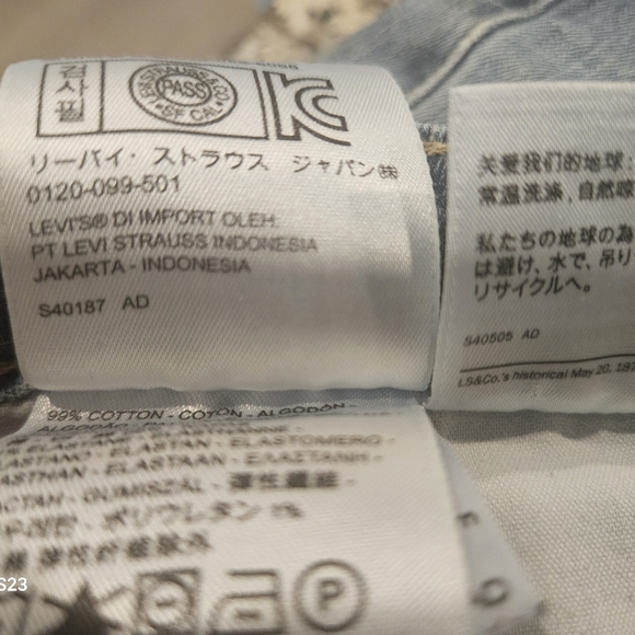 Levis MidRise Skinny Jeans Women's  Size 12 Light Blue - Picture 13 of 13